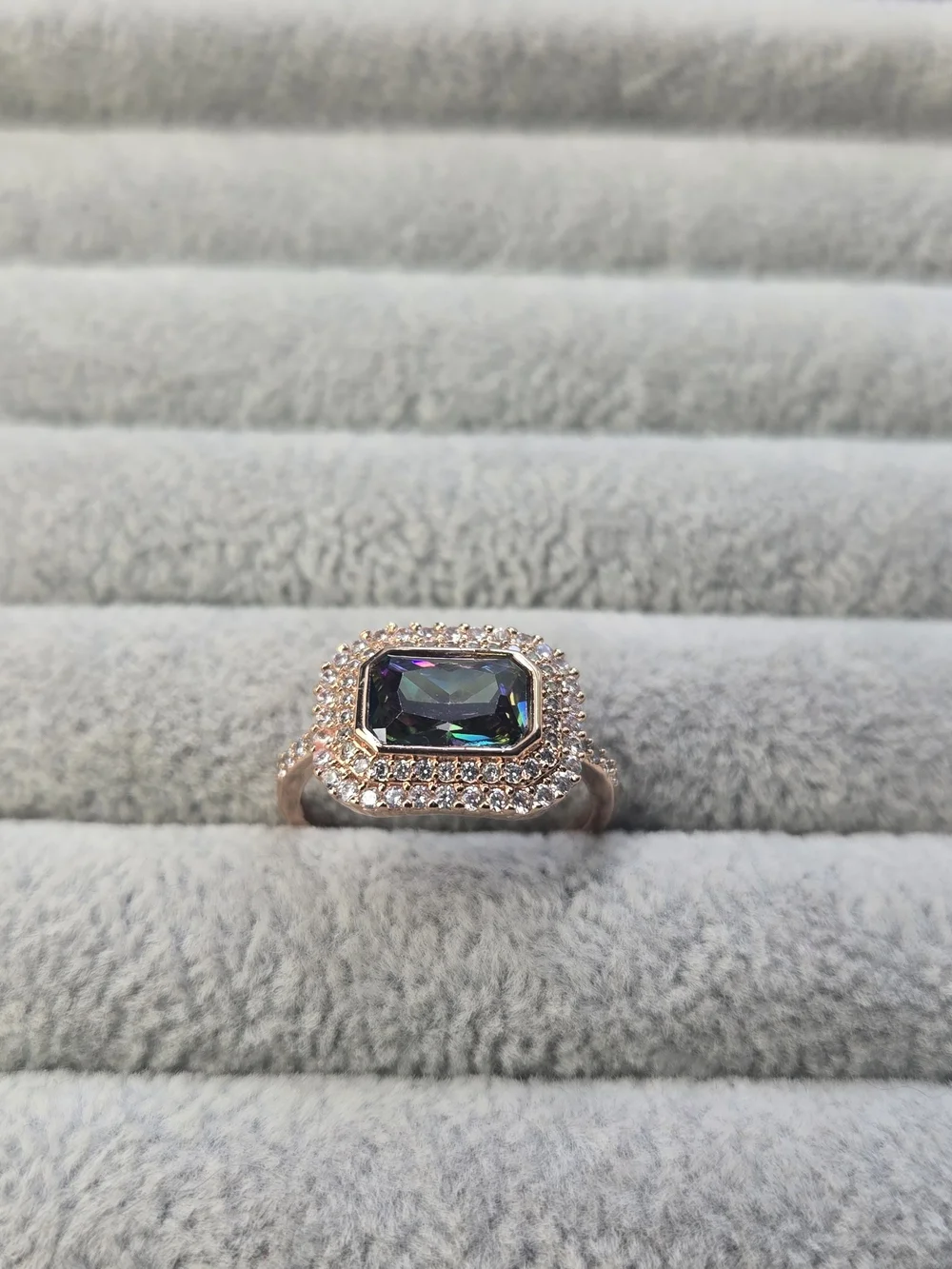 Size 8 Raimbow Topaz Imagine This RBP6387 June Rose Gold Plated Bomb Party